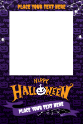 Halloween - Dark Purple - Small - 600x900mm
