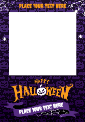 Halloween - Dark Purple - Medium - 700x1000mm