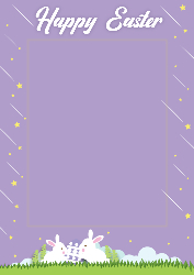 Easter (Easter Bunny) - 850x1200mm