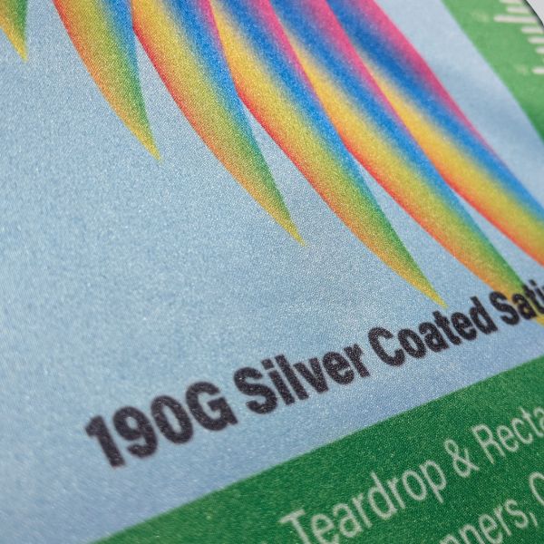 FABRIC - 190G SILVER COATED SATIN