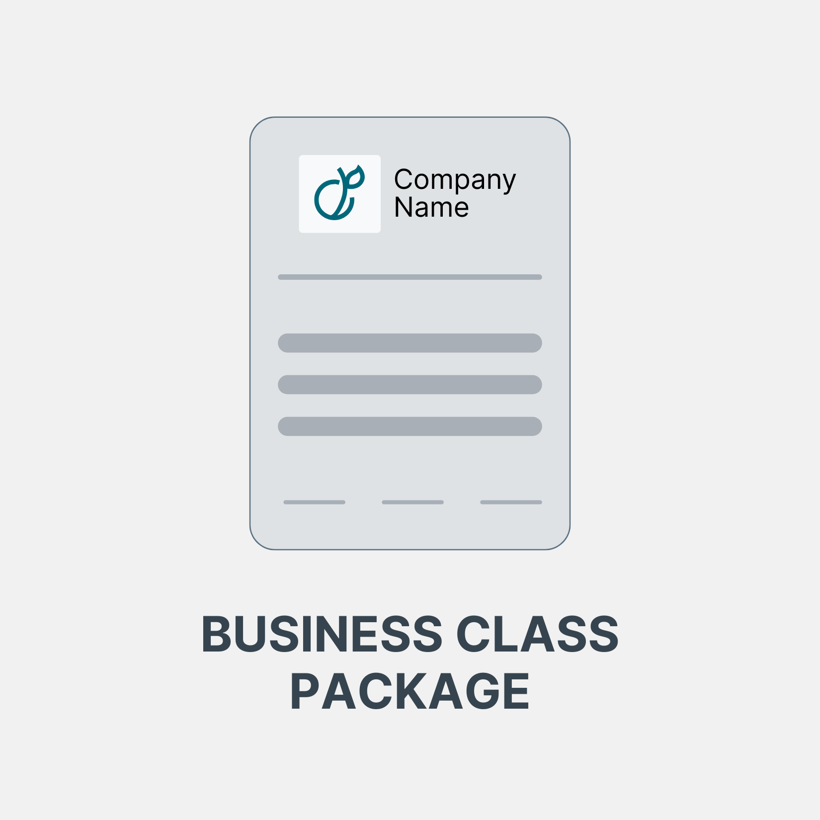 BUSINESS CLASS DESIGN PACKAGE