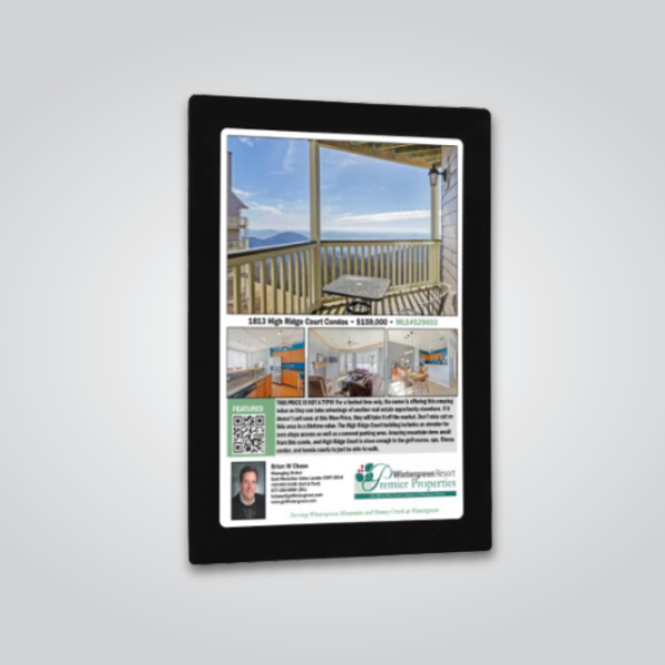 double sided poster frame