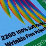 FABRIC - 220G SOFT KNIT WRINKLE FREE POLYESTER 3