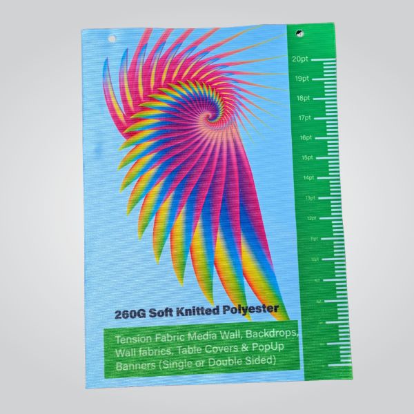 FABRIC - 260G SOFT KNIT POLYESTER 2