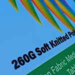 FABRIC - 260G SOFT KNIT POLYESTER 1