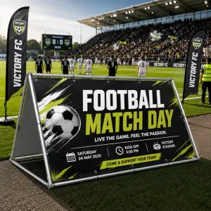 A-Frame - Bannerstand - Football Event