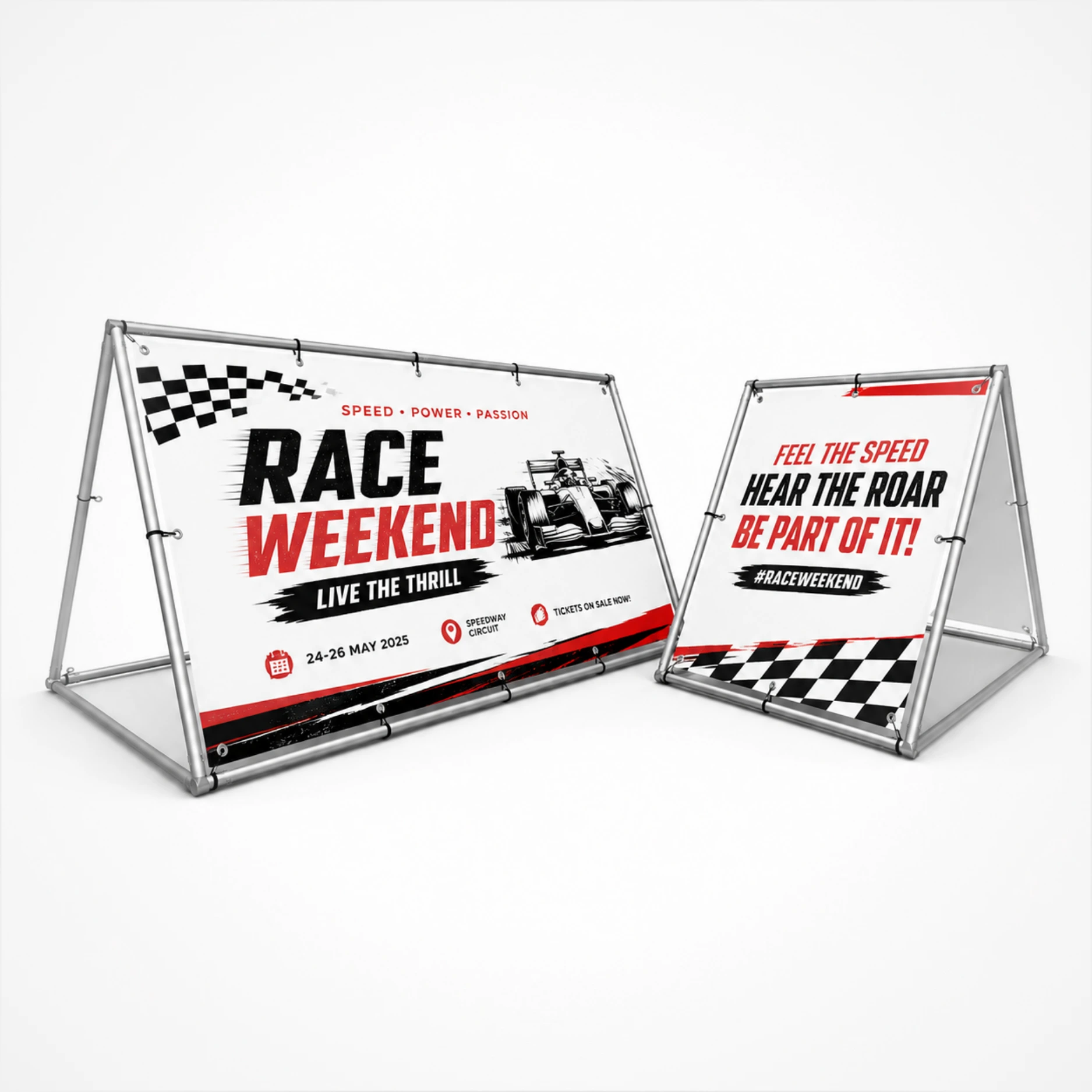 A-Frame - Bannerstand - Racing Event