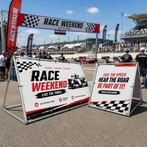 A-Frame - Bannerstand - Racing Event