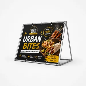 A-Frame - Bannerstand - Urban Bites