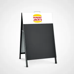 A-Frame - Chalkboard - Hungry Jacks