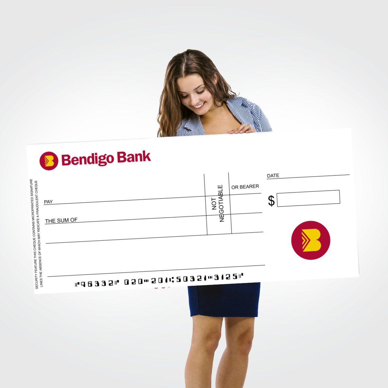 Corflute - Novelty Cheque - OPS Icon