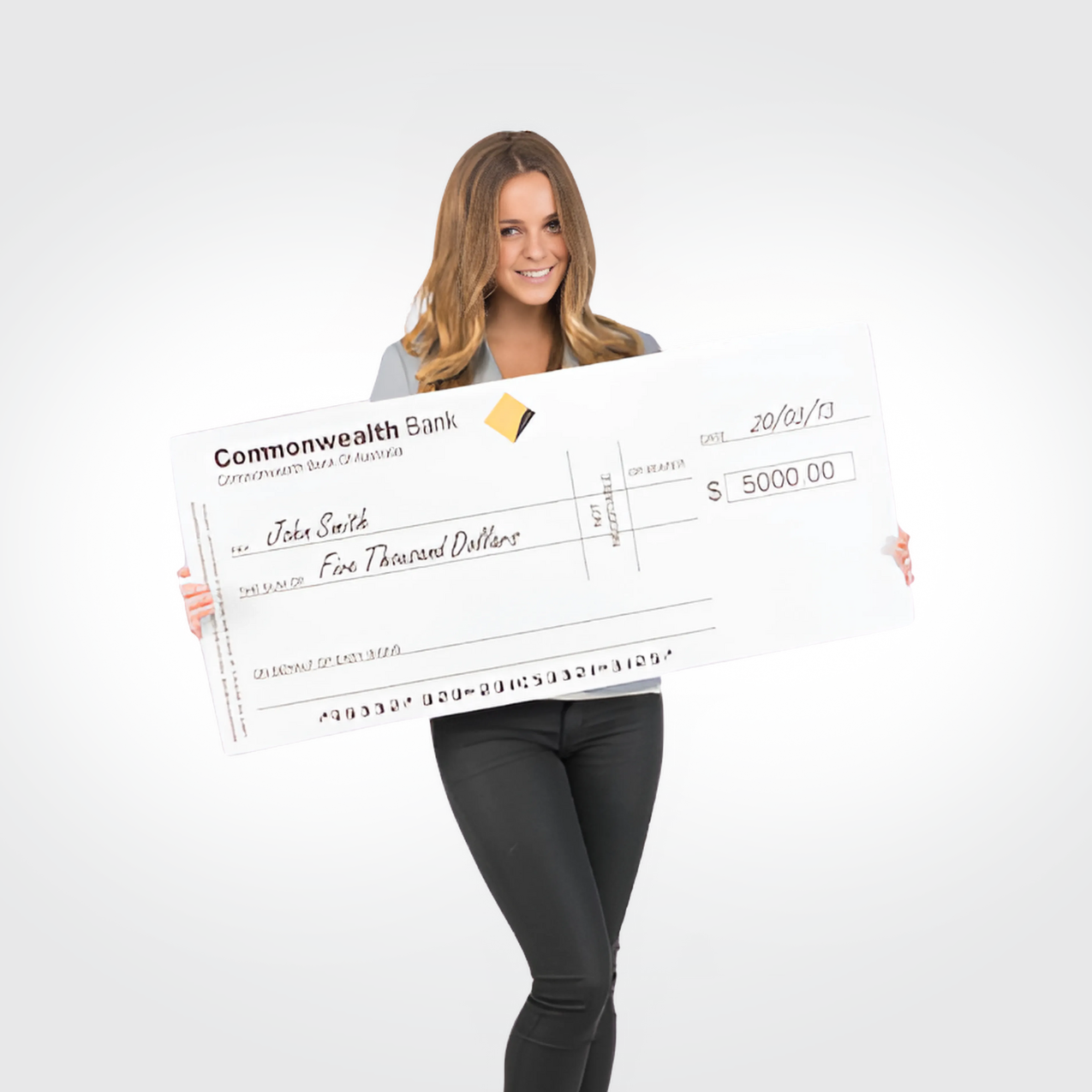 Corflute - Novelty Cheque - OPS Icon