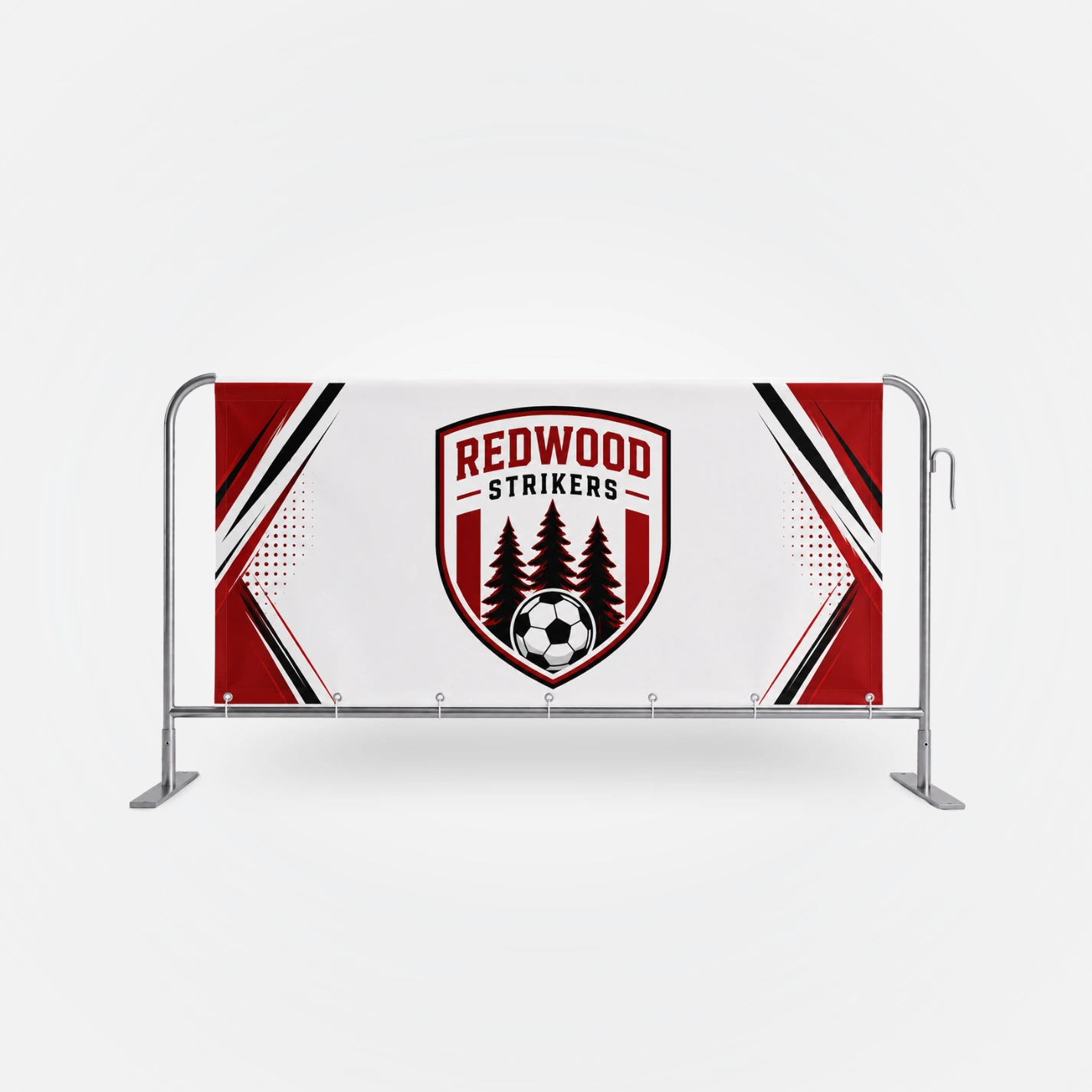 Crowd Control Barrier - Banners - Double Sided - Football Club