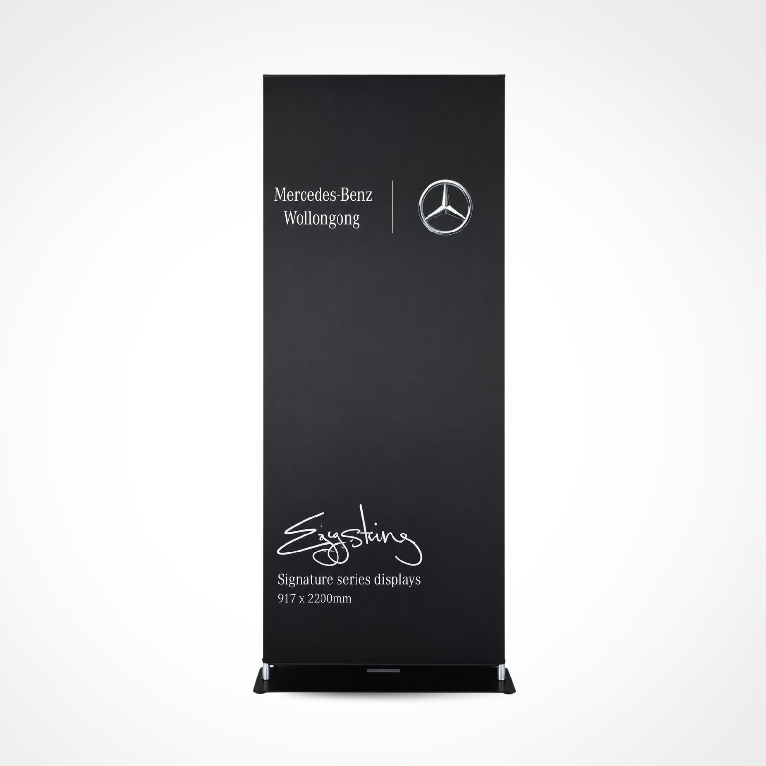 Media Wall - Ezyskin Display Stand - Mercedez Benz