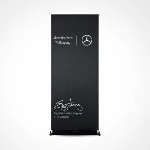 Media Wall - Ezyskin Display Stand - Mercedez Benz