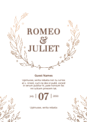 Botanical Wedding