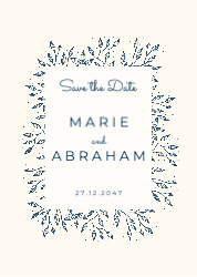 Garden Wedding - Save the Date