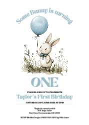 Bunny Invite