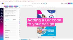 Add a QR Code to your design