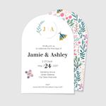 Colourful Wedding invite