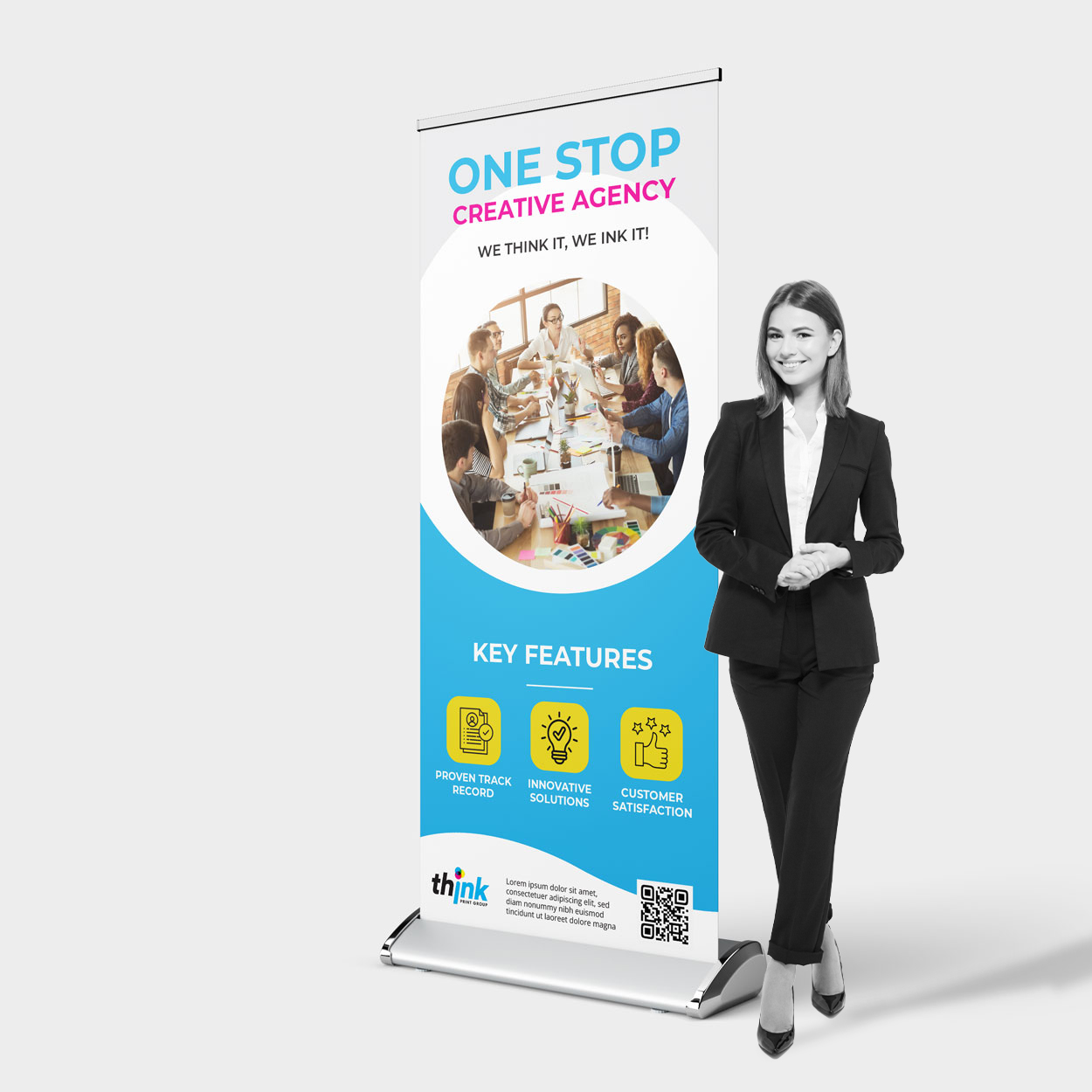 Deluxe Pull up Banner