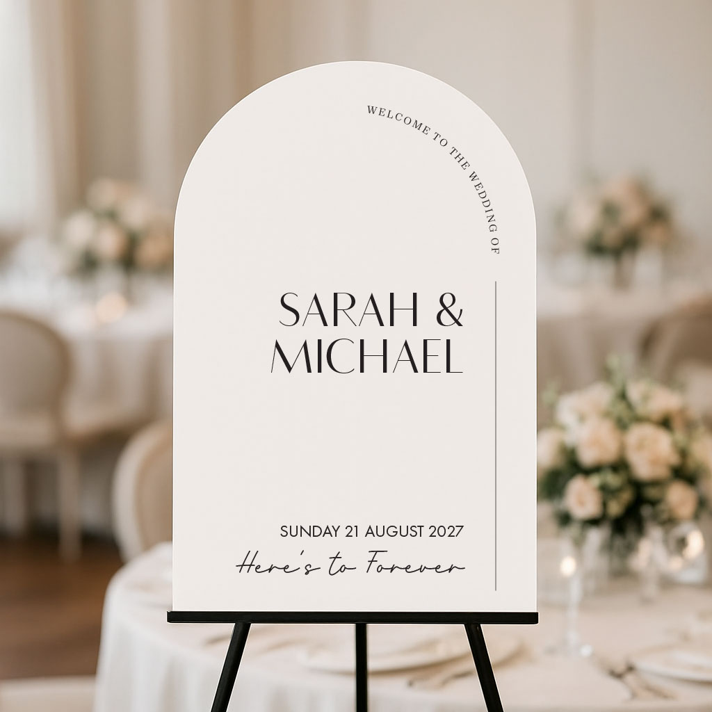 A1 PVC Arch Sign 1