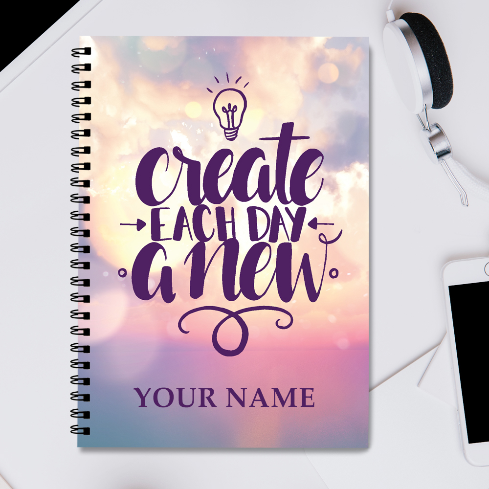 Make Note Personalised Notebook Personalised Notebook - Create Each Day