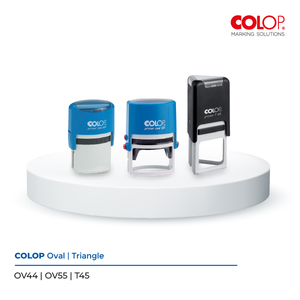 COLOP Stamp (Oval, Square & Triangle)