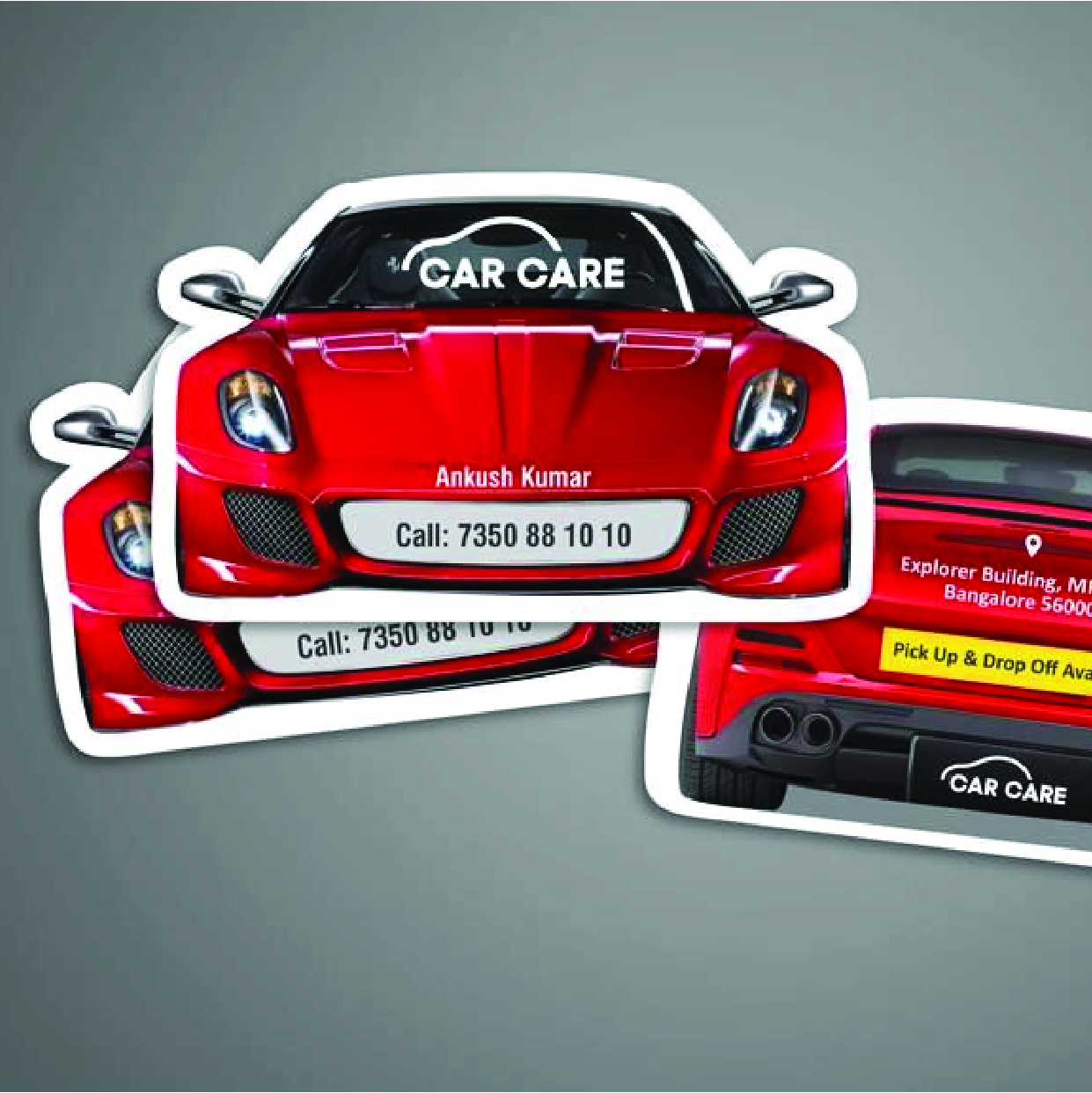 Die-cut Shape Business Card 1