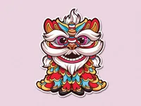 Lion Dance Costume
