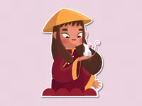 Girl with Mouse