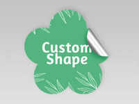 Label Sticker - Custom Shape