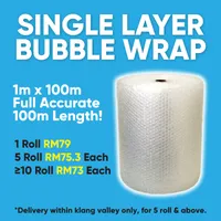 Single Layer Bubble Wrap