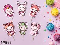 Ready-made Cupcake Topper