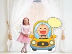 Baby in Yellow Car