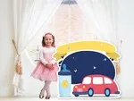 Baby Bottle and Red Car