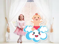 Baby Boy On cloud