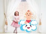Baby Boy On cloud