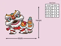 Lion Dance Costume Pose