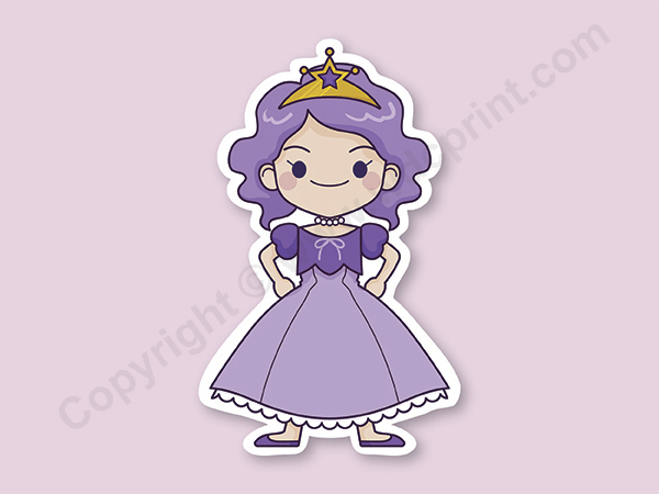 Purple Princess Standee