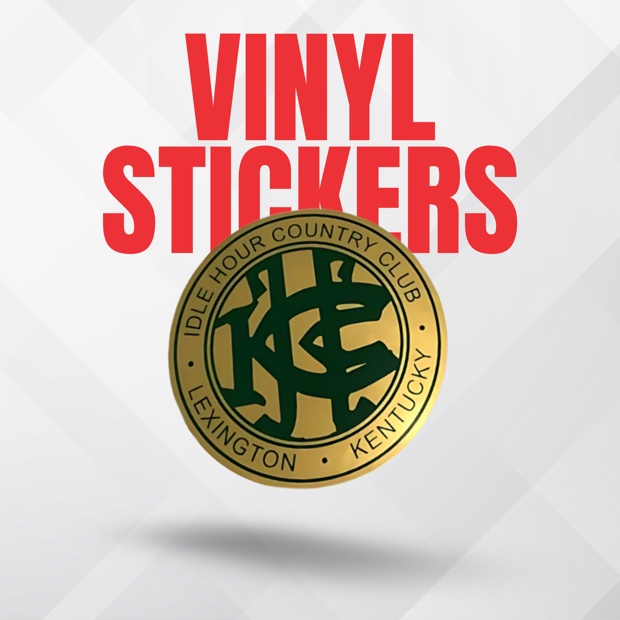 Silver & Gold Vinyl Stickers