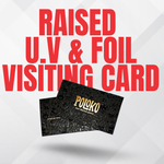 Raised UV & Foil Business Cards 1