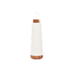 Crest Flask with Wood Base 4