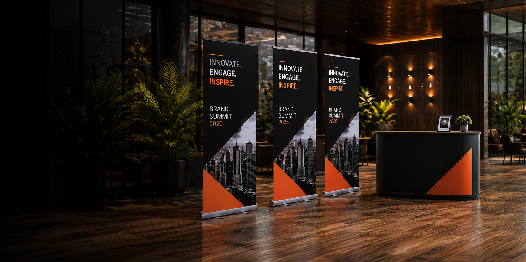 Trade show displays and event branding hero