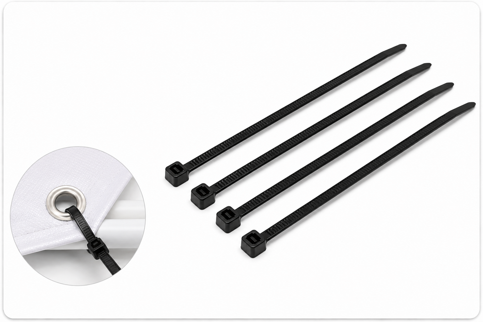 Zip Ties (Pack of 4)