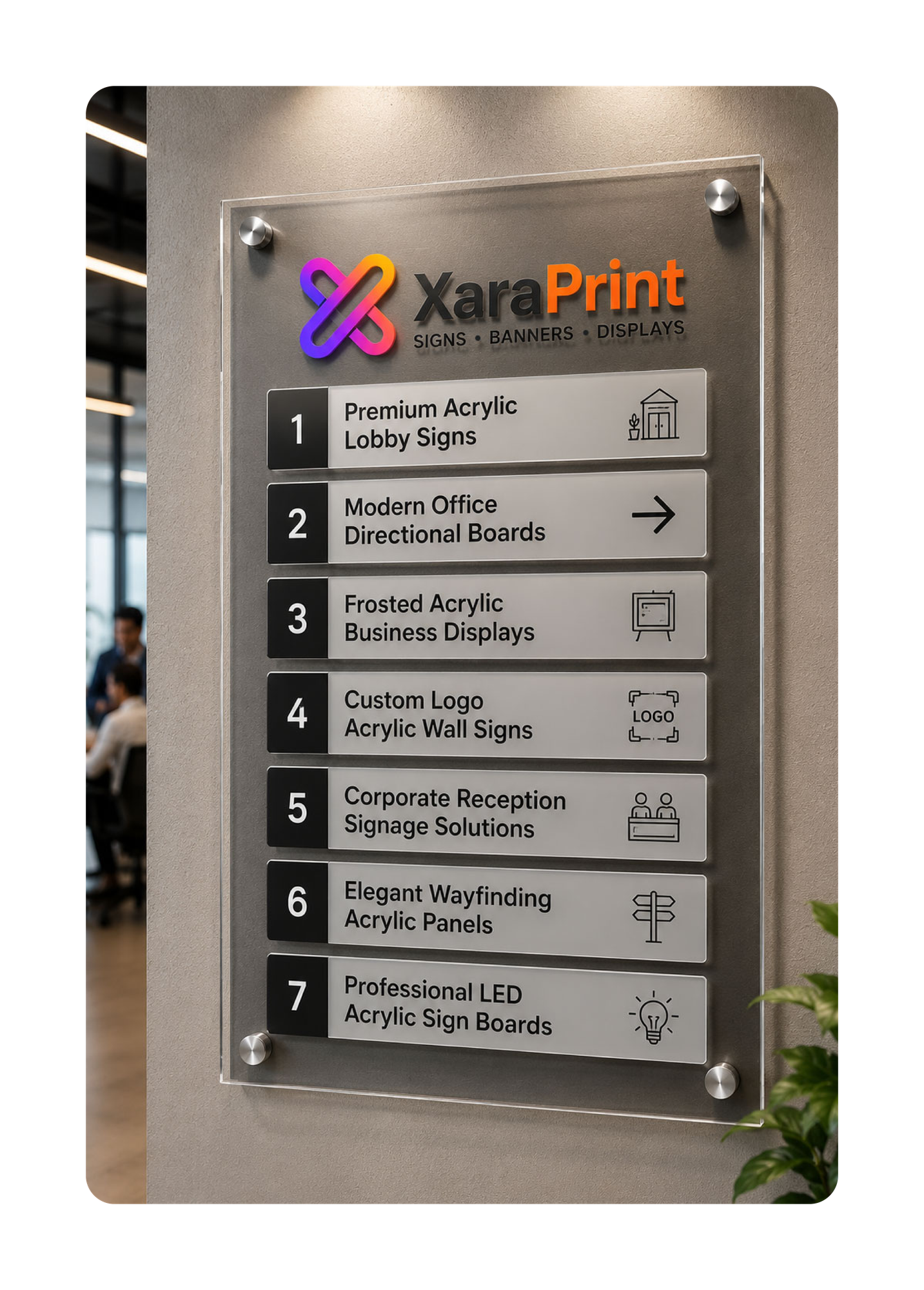 Acrylic Signs 9
